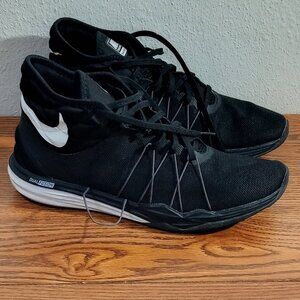 Men's Nike Training Dual Fusion Hit, Black/White, Size 8.5